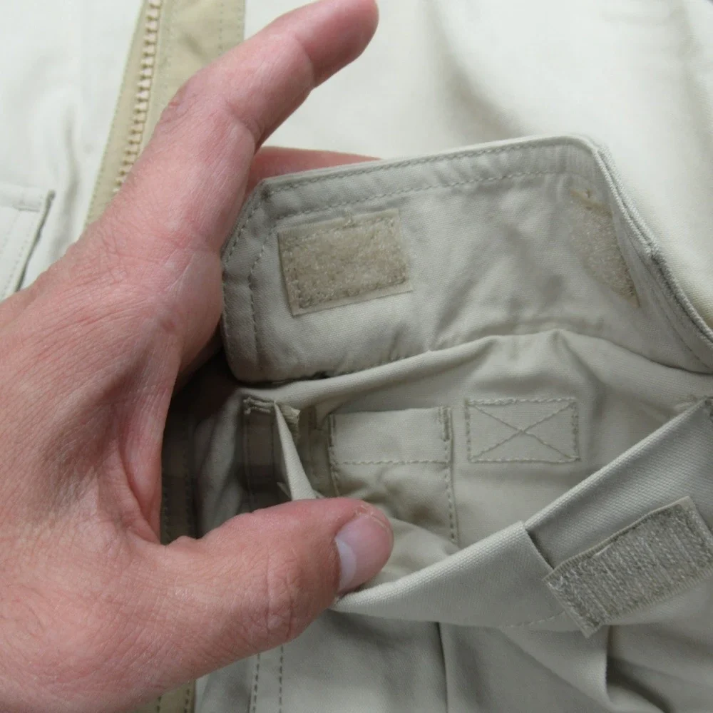 Duluth Trading Co Vest Mens 2XL Tall Beige Full Zip Dry On Fly Hunt‎ Shooting